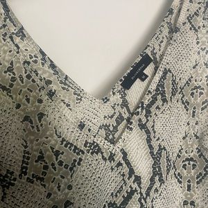Snakeskin print tank